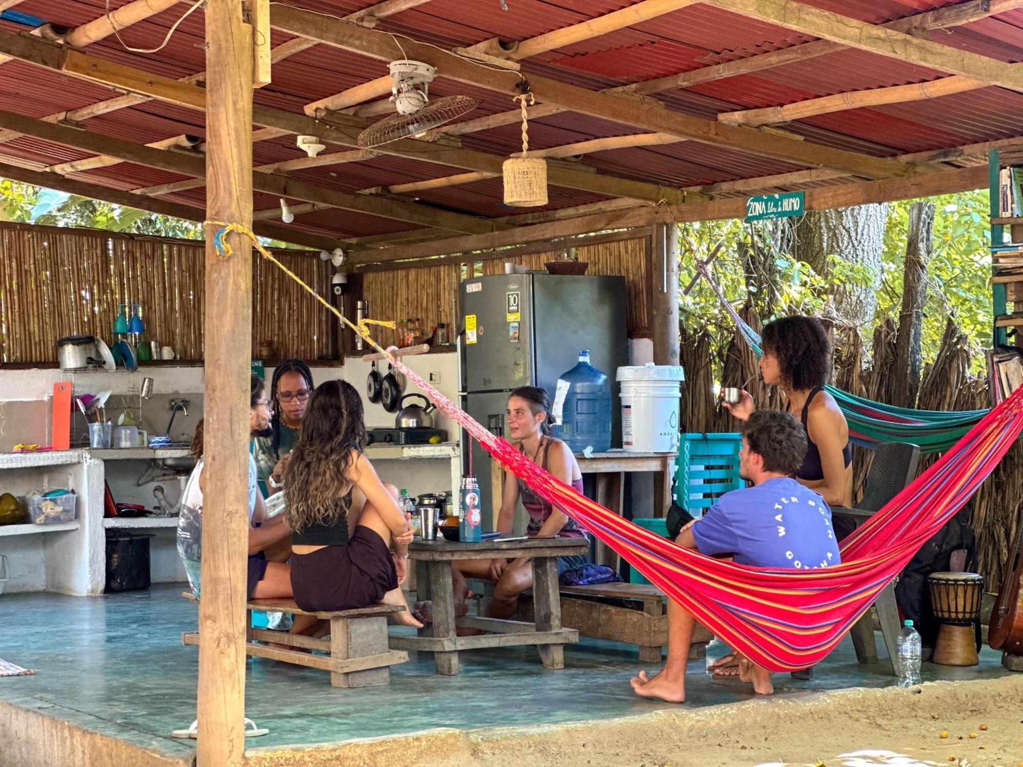 La Aldea Hostel, Camping Y Hamacas بالومينو المظهر الخارجي الصورة